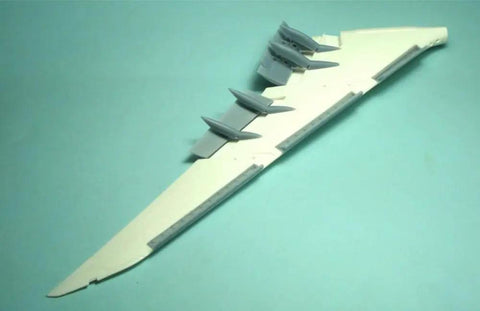 1/144 B747-8 Landing Flaps For Revell Resin Aircraft Accessory Kit Grey Upgrade For Scale Model Builders With Realistic Detailing