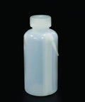 Six Pack Wide Mouth LDPE Wash Bottles With PP Draw Tube 500ml 17oz Each Lab Grade Dispensing Bottles One Piece Molded Construction Perfect For Chemistry Labs Reusable And Leak Free, single bottle