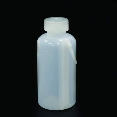 Six Pack Wide Mouth LDPE Wash Bottles With PP Draw Tube 500ml 17oz Each Lab Grade Dispensing Bottles One Piece Molded Construction Perfect For Chemistry Labs Reusable And Leak Free, single bottle