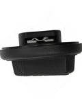 Side view of black Engine Oil Filler Cap Replacement 12180-46031 Fits Toyota Avalon Camry Highlander Sienna RX300 GS300 1997 2005 Model Years OEM Quality