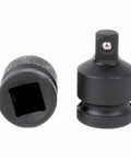 Versatile 6 Piece Socket Reducer Set For Heavy Duty Air And Electric Impact Wrenches Sliver Steel Adapters Boost Your Tool Flexibility Now, black steel socket reducer adapter
