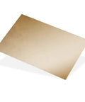 Brass Shim Stock Assortment Set 6 Inch By 4 Inch For Home Shop Projects, Five Thicknesses, Polished Brass Sheets
