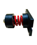 Badass Heavy Duty Cup Spring Mount Isolators With Neoprene Base For Industrial Machinery Vibration Control 1760 Lb Load Rating Each 1 Inch Deflection Red