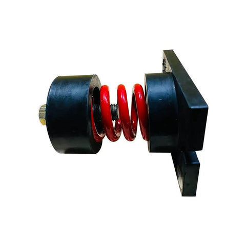 Badass Heavy Duty Cup Spring Mount Isolators With Neoprene Base For Industrial Machinery Vibration Control 1760 Lb Load Rating Each 1 Inch Deflection Red