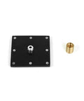 Matte Black Shower Body Spray System With Six Jets Wall Mounted Concealed Spa Massage Showerhead Set Easy Install One Half Inch US Standard Connectors Built To Last Five Year Warranty square jets and brass connector
