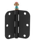 Whimsical Dog Themed Door Hinge Heads Set Of 6 Magnetic Toppers For Metal Surfaces Cute Hinge Head Decor Miniature Hinge