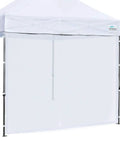 Mesh Sidewall For 10x10 Pop Up Tent Canopy Mosquito Netting White Weather Resistant Polyester Easy Install Velcro Top Connection