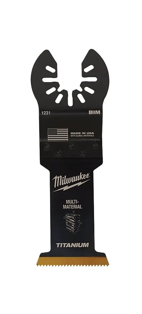 Pro Grade High Carbon Steel Reciprocator Blades Built Tough To Smash Through Wood Metal And Drywall 1-3/8 Inch Ten Pack, multi-material blade with titanium for durability.