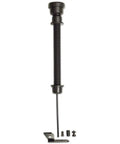 Rugged Black Gate Latches Built Different No Fuss Setup Adjustable 2 1/4 To 5 1/2 Inch Posts For Wood Vinyl Metal Fences Heavy Duty Rust Free Pack Of Twelve components with latch, spring, and mounting hardware.