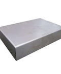 12 Inch Box And Pan Brake For 20 Gauge Metal, Portable Finger Brake, compact design, shown as a flat metal box.