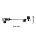 Mini One Quarter Inch Drive Reversible Ratchet Socket Wrench For Hex Bolts And Tight Squeeze Spots, compact design, 9.7cm size.
