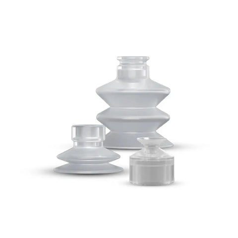 Top Notch 1/2/3 Layer Industrial Vacuum Suction Cups For Pneumatic Automation in various sizes, made of heavy duty rubber.