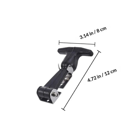 Two Pack Stainless Steel Rubber T Handle Draw Latch For Tool Box Cabinet Hardware Heavy Duty Door Catch Convenience Great