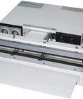Kickass 24 Inch Portable Food Vacuum Sealer With Gas Flush Feature And Separate Timer Controls showing the machine's open sealing area.