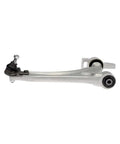 Brand New Heavy Duty Control Arm For Audi Q3 2015 2016 2017 2018 Featuring Solid Steel Construction With Smooth Rubber Bushing And Durable Silver Aluminum Mounting For Reliable Taper Ball Joint Performance And Tight Handling On The Road. silver steel control arm with rubber bushing and ball joint