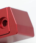 Close-up of Heavy Duty Aluminum OBD Port Lock With Security Screw Tool Kit, showing installation slot and design detail.