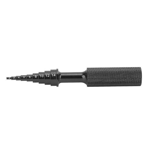 Badass RC Bearing Removal Tool 2 To 14 Millimeter Aluminum Alloy Steering Hub Carrier Disassembly Kit Non Slip Grip Extractor For Remote Control Cars Black