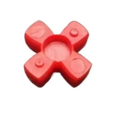 Red Flexible Jaw Coupling Element Kit 30x10x10mm for Vibration Damping in durable plastic for noise cutting