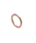 Single copper washer from 100 Piece Copper Washer Gasket Set For Auto And DIY Projects Box Included DIY Ready Flat Seal Kit M4 To M14 Sizes