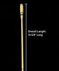 Drop-In T-550 Frost Free Sillcock Replacement Cartridge And Stem Assembly For 12 Inch Sillcocks With Dual O Ring Seal No Tabs Fifteen And Five Eighths Inch Length, brass stem