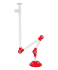 Heavy Duty Laboratory Exhaust Vent For Fume Extraction In Labs, Easy Ceiling Install With Durably Built Aluminum Alloy And Red PP Housing