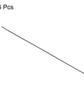 Six Pack Carbon Fiber Strips 0.5x3mm 400mm Pultruded Flat Bars For Kites RC Planes Drones Helicopters Sailboats And More Ultra Lightweight Yet Ridiculously Strong Spars shown diagonally.