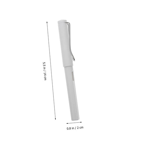 Side view of inkless graphite pencil showing size 5.5 in by 0.8 in. 6 Pack Inkless Graphite Pencils For Sketching And Drawing No Sharpening Needed