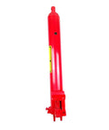 Heavy Duty 12 Ton Hydraulic Engine Hoist Cherry Picker Crane manual lifting ram, red steel construction for deep lifts.