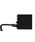 Premium 12 Outlet Power Conditioner With Automated Voltage Sequencing And Next Level Surge Blocking For Serious Home Theater Gear, back view with connections.
