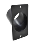 Shop Ready 4 Inch Universal Dust Port Adapter For Jointers And Band Saws Pre Drilled Mounting Holes showing heavy duty ABS plastic design.