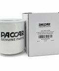 Truck-Grade Coolant Filter For MX Series MX-11 And MX-13, Spin-On Replacement 1843659PE, shown with packaging