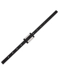 450mm Linear Rail Kit With Beefed Up Steel Carriage Block For DIY 3D Printers And Machines featuring blackened finish