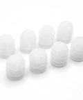 Hella Sturdy Replacement Screws And Plastic Sleeve Insert Set For Bed Frame Repair Solid Furniture Hardware, eight durable plastic sleeve inserts.