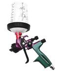 Kick-Butt 1.4mm Air Spray Gun With 1.8mm Nozzle Kit for smooth finishes, featuring 400cc mixing cup and 600cc tank.