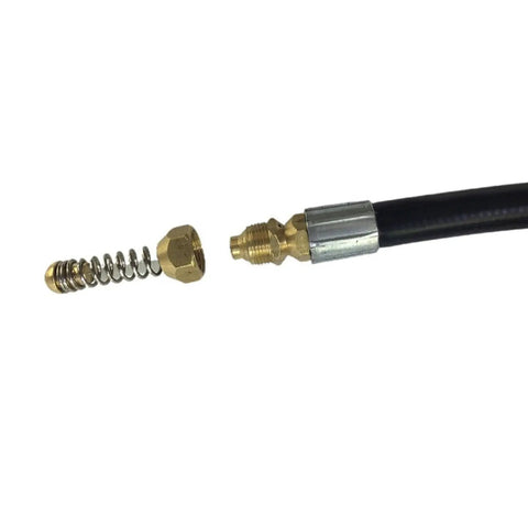 2 Pieces Sewer Jetting Nozzle Set With Spring Head For Drain And Pipe Cleaning, Stainless Steel, Rust Resistant, G1 8 Female Thread