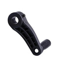 Built Tough Universal Drill Press Crank Handle Replacement Elevating Control Wheel for 9/16 Inch Shaft, black plastic design.
