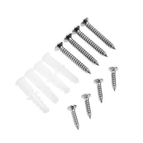 Heavy Gauge Metal Shelf Brackets L Shape Corner Braces Two Pack 240 Millimeter Thick Steel Wall Mounts hardware screws and anchors
