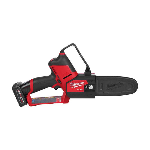 M12 Fuel Pruning Saw Kit With A 6 Inch Blade Cordless 12V Power For Fast Limb Cleanup Red And Black Compact Pruning Tool