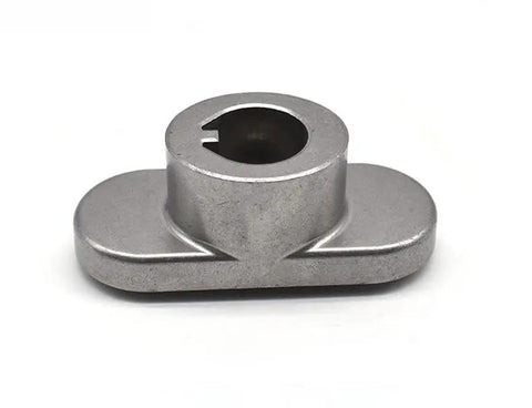 Rock Solid Hella Durable Cast Steel Blade Adapter For Riding Lawn Mowers Direct Replacement, compact design for easy installation.