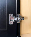 4 Pack One Half Inch Overlay Concealed Cabinet Hinges With Soft Close And 105 Degree Open For Face Frame And Frameless Doors, Satin Nickel Finish