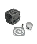 Get Your Yard Game Tight With This Premium 1E44F Cylinder Piston Ring Needle Roller Bearing Spacer Kit At 44mm For 2500 Lawn Mower Engines Fixing Internal Wear To Ensure Smooth Startup And Full Throttle Power So You Save Time On Repairs. 44mm engine cylinder kit with piston, bearing and gasket