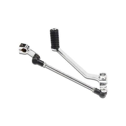 Direct Fit Motorcycle Shift Linkage For Honda Rebel CMX250 CA250 And Earth Eagle DD250 - Ride-Ready Gear Shifter Replacement For Crisp, Smooth Shifts And Easy Install, chrome metal linkage