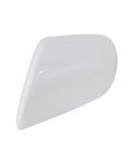 Fresh White Driver Side Mirror Lower Cover Replacement For Tesla Model 3 2017 To 2021 solid cap showing smooth finish and contours.