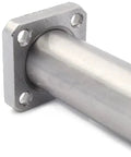 Heavy Duty 35mm Linear Ball Bearing With Square Flange Long Block For 35mm Linear Guide Rail And Round Shaft CNC Motion Guides Pro Grade Precision For Smooth Accurate Linear Movement, metal flange bearing