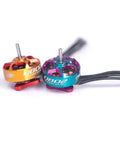 Boss Level Gts V3 0802 1S Brushless Motors For Tiny Whoop And Cinewhoop Drones Sweet Snappy Throttle Response Lightning Speed gold and colorful motors.