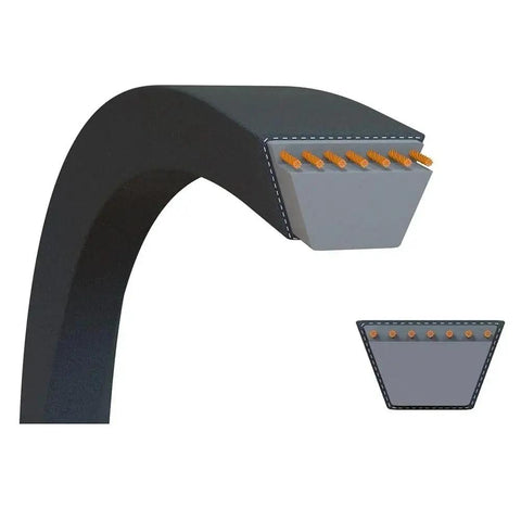 Cross-section of Heavy Duty OEM V Belt Replacement For Lawn Mower Drives 532131264 531005026 544238901 material detail