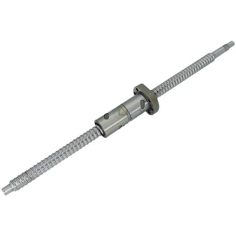 High Performance 3205 Ball Screw Assembly For CNC Router Projects with double nut, 1450mm length and metal construction.