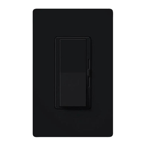 Black Diva LED Plus Dimmer Switch for dimmable LED halogen and incandescent bulbs 250W single-pole or 3-way easy install