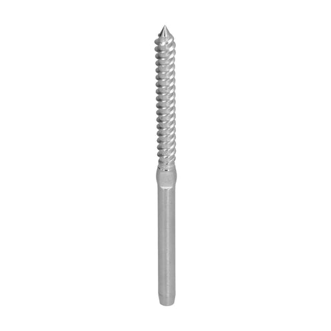 Left Right Hand Thread Swage Lag Screws for 1/8 Inch Cable Railing T316 Stainless Steel Deck Baluster Kit Easy Install