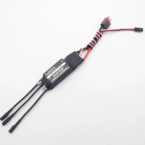 High Performance Brushless RC Boat Motor Kit With Water Cooling Jacket KV4500 2440 Rotor 40A ESC component, black and red wires